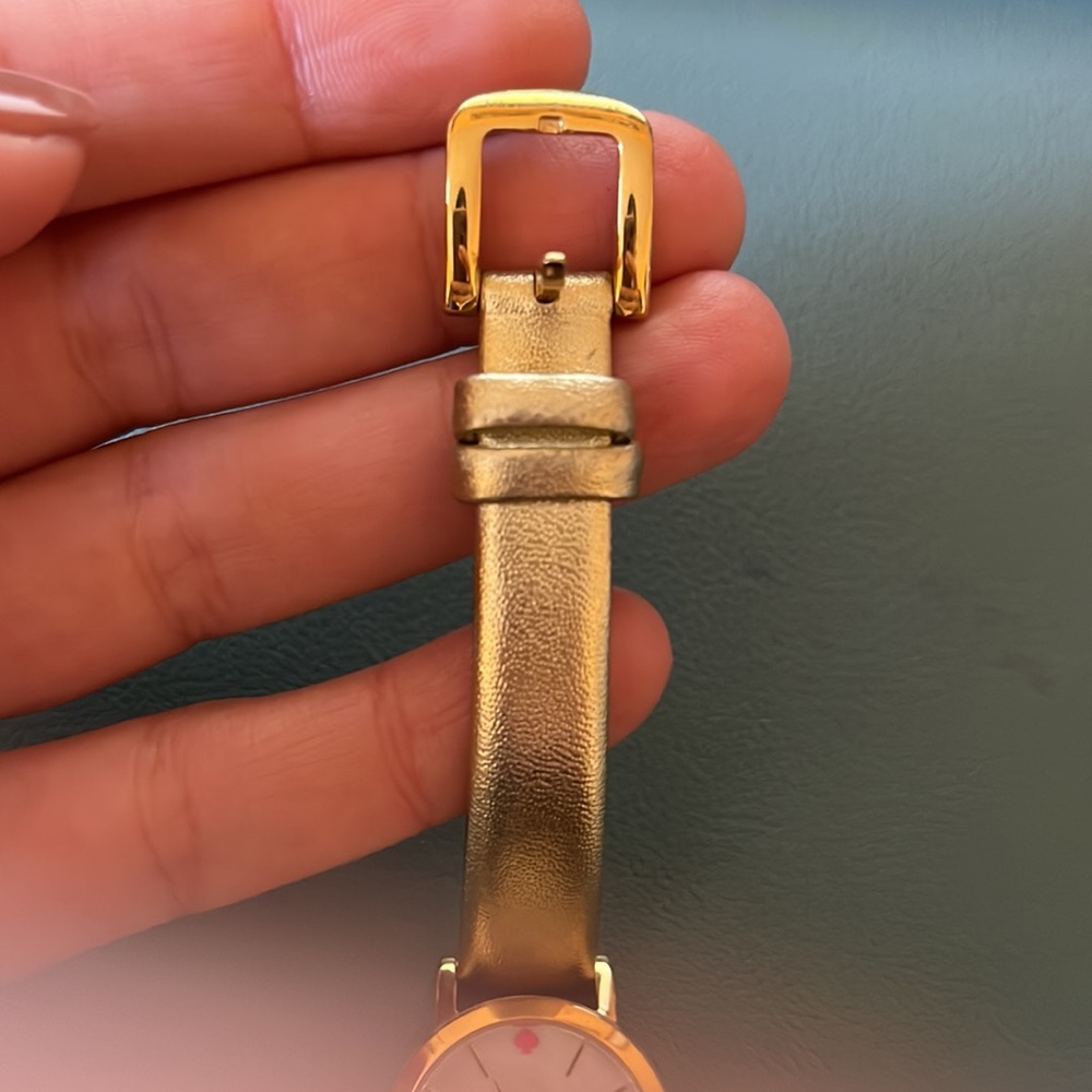 Kate Spade Tiny Neon Gold Watch - Picture 3 of 4